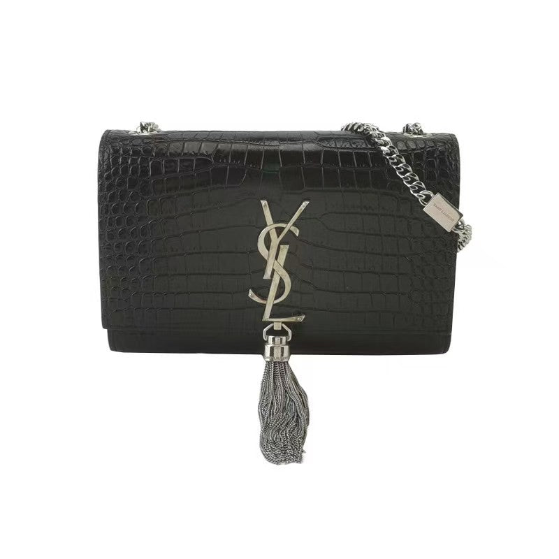 SAINT LAURENT PARIS Kate Monogram Satchel Chain Shoulder Bag - photo 1 of 14