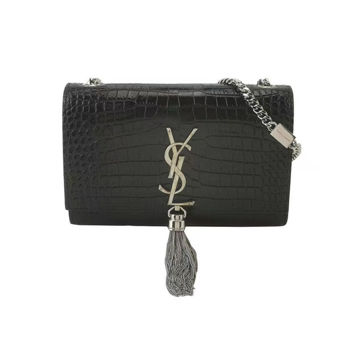SAINT LAURENT PARIS Kate Monogram Satchel Chain Shoulder Bag - photo 1 of 14